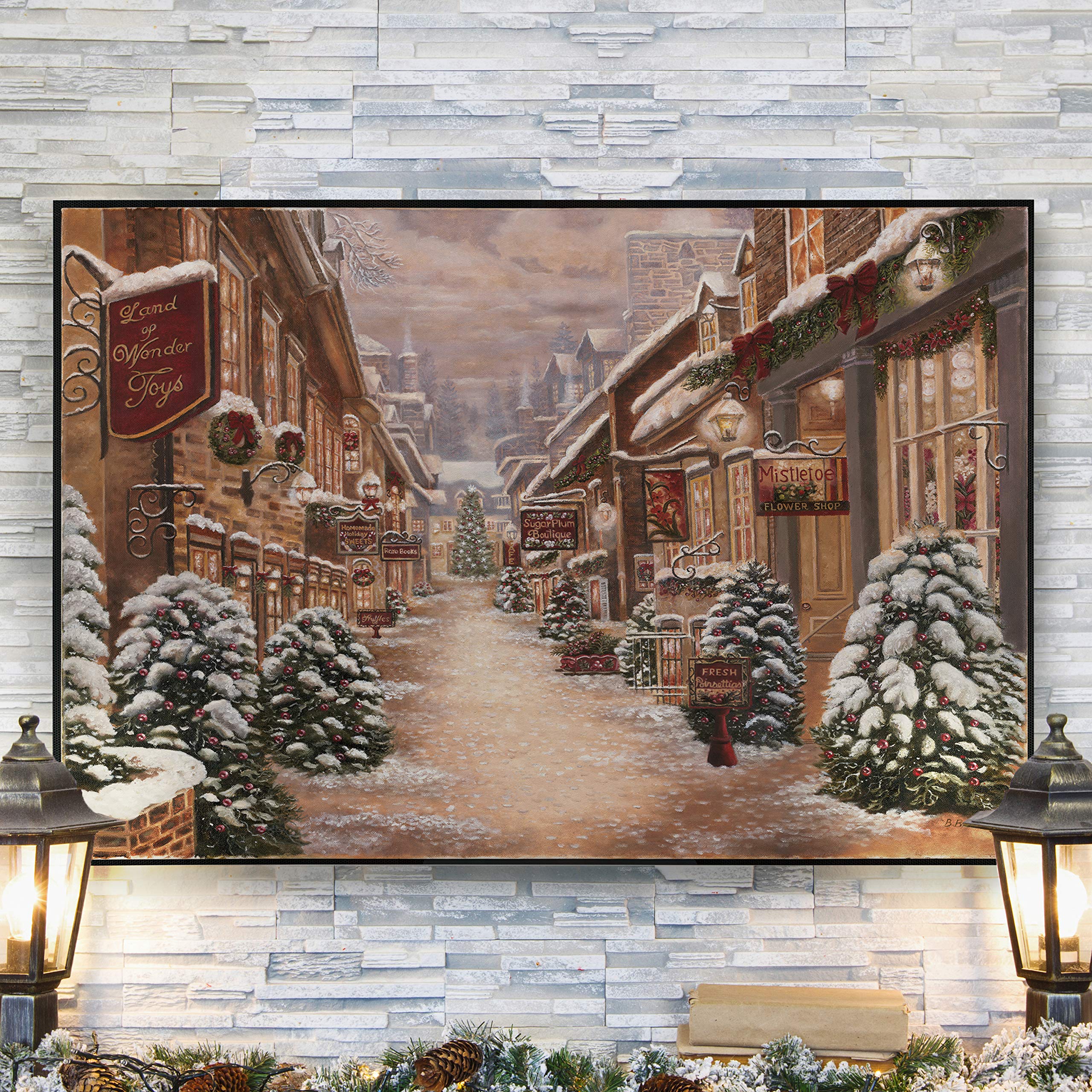 Amazon.co.jp: Renditions Gallery クリスマス装飾絵画 ウォール